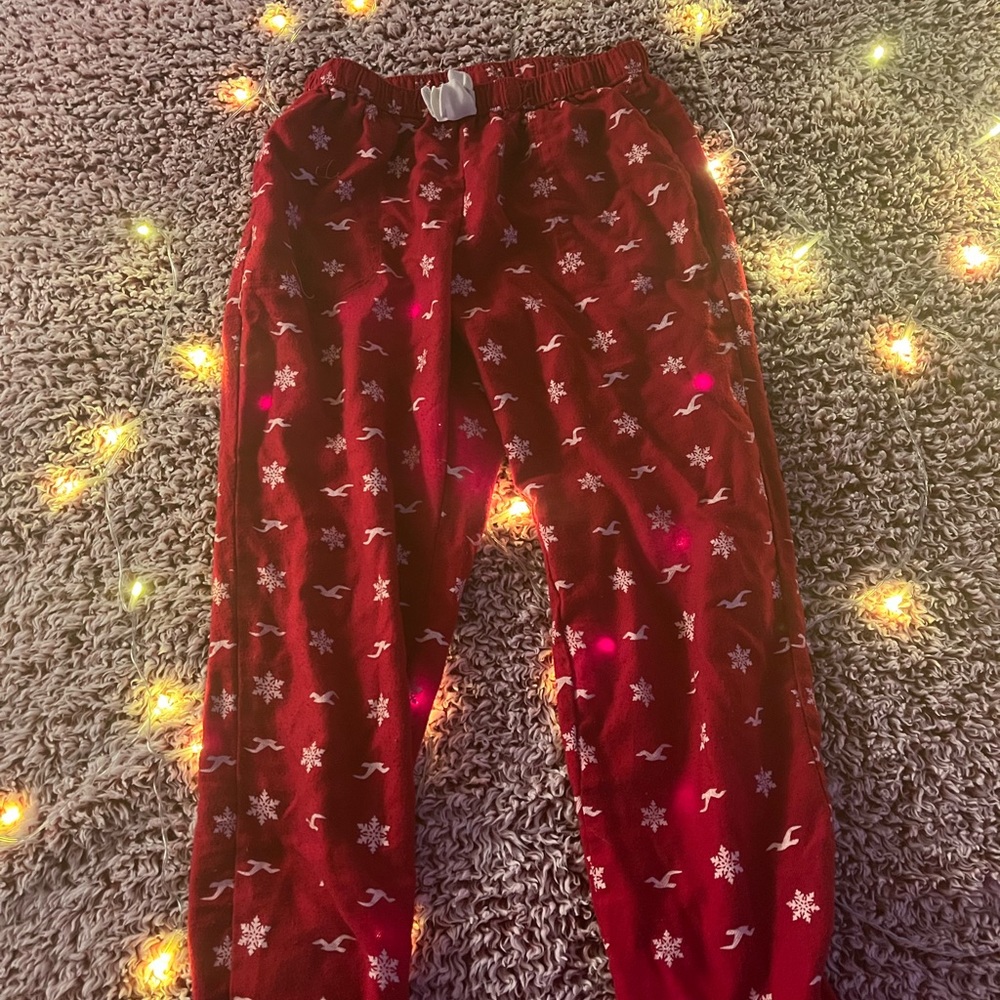 Hollister festive pajama pants